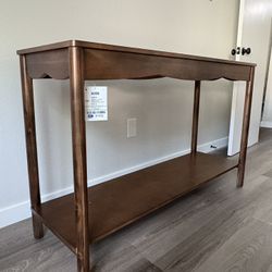 Entryway Table /Console Table Solid Wood Brand New With Sale Tag On 