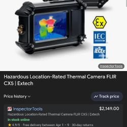 Product Description
FLIR C5 Compact Thermal Imaging Camera with Wifi: High Resolution Infrared Imager for Inspection, Electrical/Mechanical, Building,