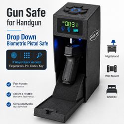 NEW Pistol Gun Safe Biometric Digital Home Security Safe