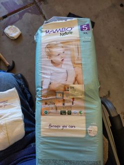 Bamboo size 5 xl diapers