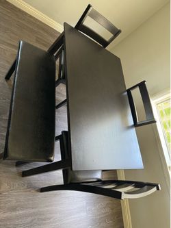 Black 5pc dining table