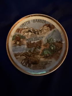 1960 South Dakota miniature plate