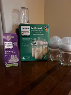 Glass baby bottles