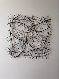 Metal wall decoration set
