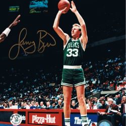 Larry Bird signed photo
