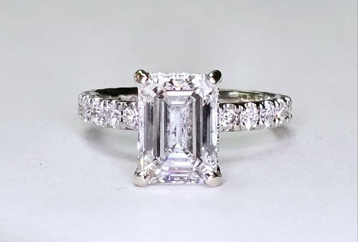 2.50 Emerald Cut VS Diamond Ring
