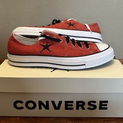 Converse Chuck Taylor All Star 70 Ox Stussy Poppy Red Size 10.5 & 11.5 