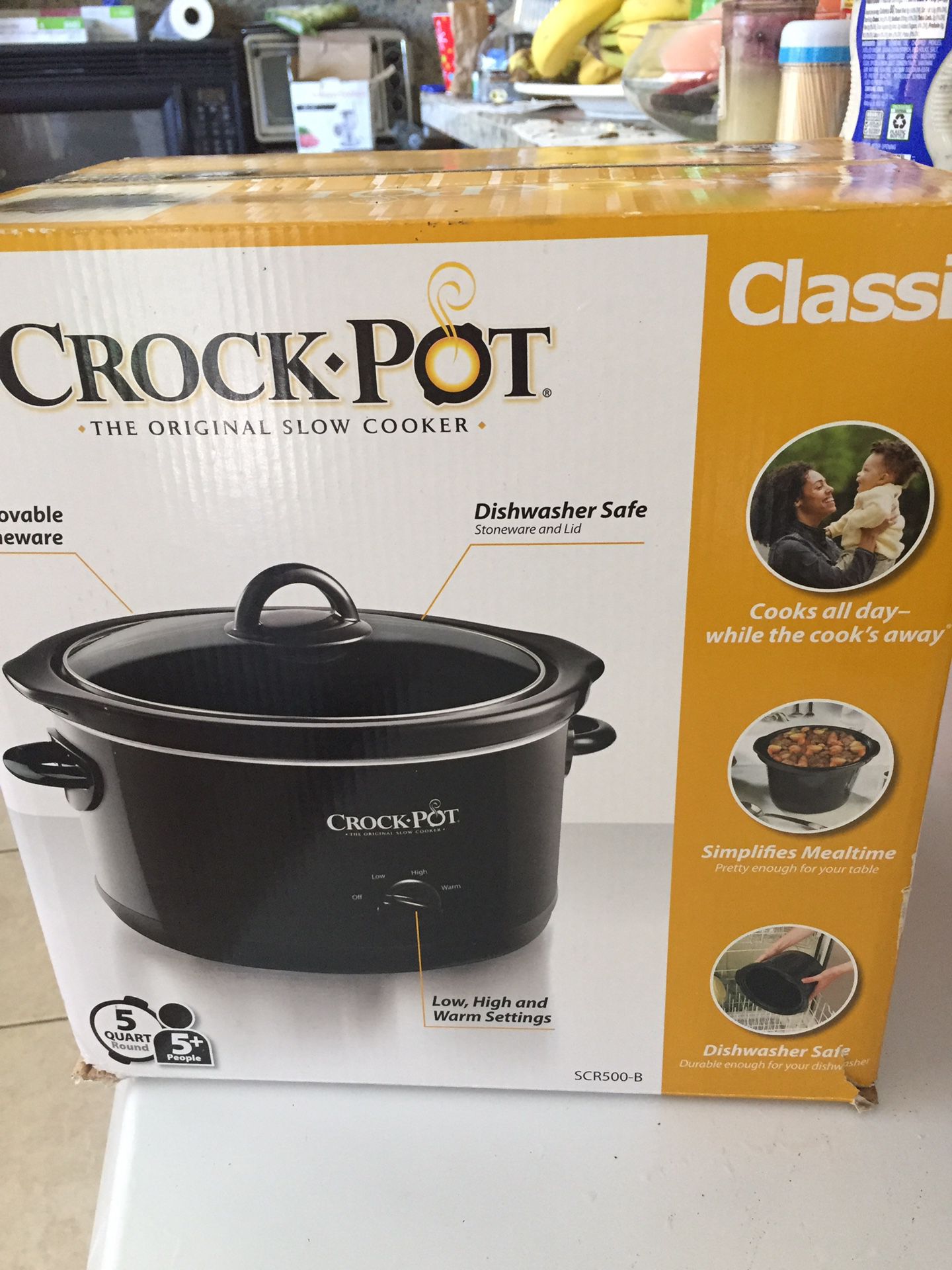 NEW Crock-Pot 5-Quart Slow Cooker
