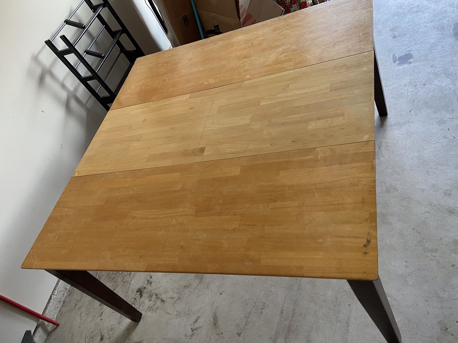 Extendable Solid Wood Dining Table (seats 6-8)