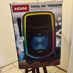 ION 650W Total PA Freedom – High-Power PA Speaker + Wireless Mic | Indoor/Outdoor Events
