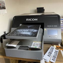 Ricoh Ri1000 and a Brand New  Heat press.  Both for $3,500