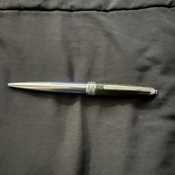 MontBlanc Meisterstuck Solitarie Carbon & Steel Ballpoint Pen 5834