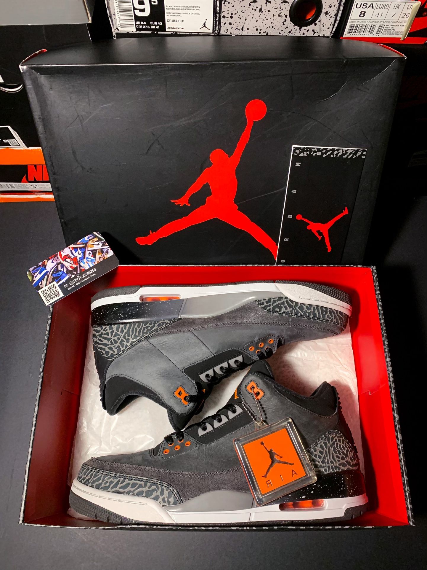 Jordan 3 Fear pack Size 11