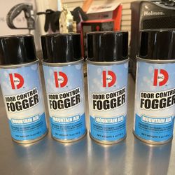 Big D 344 Odor Control Fogger,(4) 5 oz cans (Not sold in stores) - $35 Big D 344 Odor Control Fogger, Mountain Air Fragrance-Kills odors from fire, fl