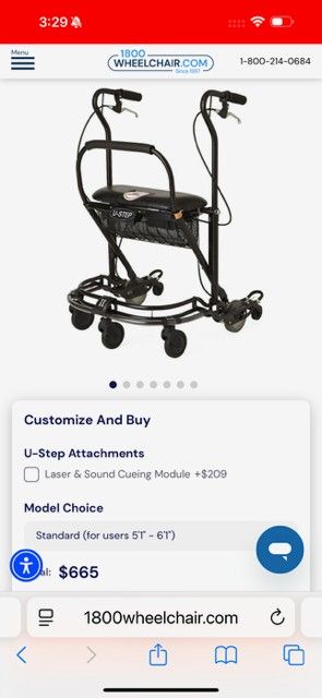 U-Step WALKER  7 Wheel *LIKE NEW