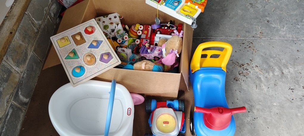 Assortment of Toys & Musical Books For Young Kids