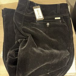 Express Dress Pants Men 33x30 Black Suade NWT