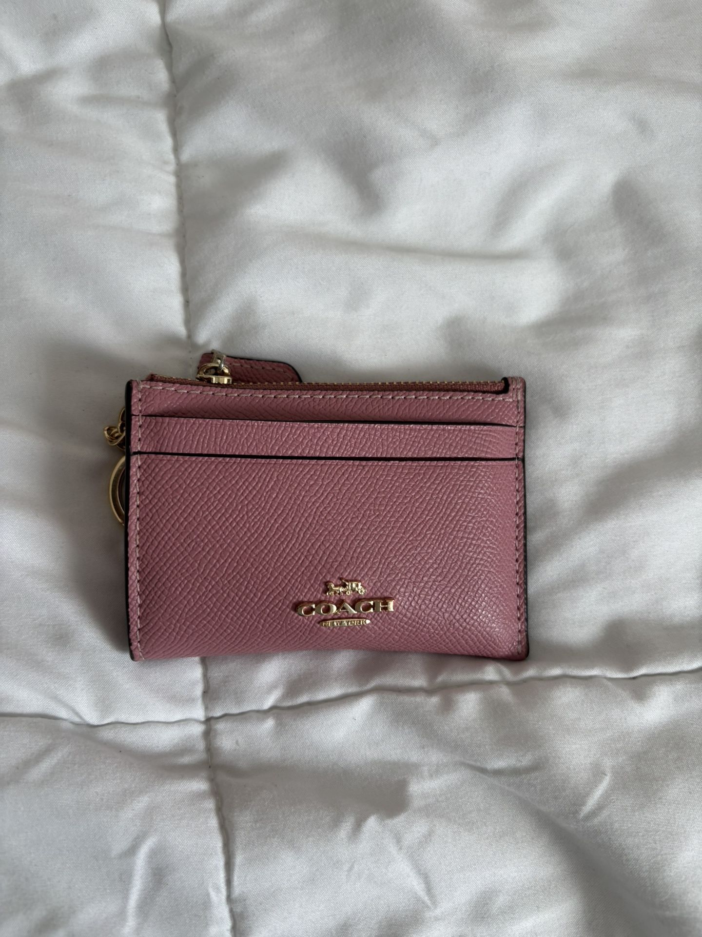 Coach pink wallet