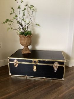 Vintage steamer trunk