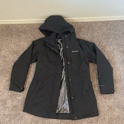 Womens Columbia Rain Coat Interchange Small