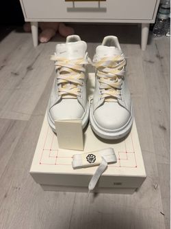 Alexander McQueen White Oversized Sneakers