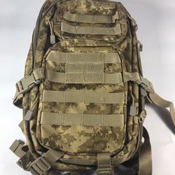 HEAVY DUTY US FIELD LINE TACTICAL CAMO PACK BACKPACK  INCLUDING HYDRATION RESERVOIR BRAND NEW  21”X16” $60.00 OBO LOCATION: SWEET SUGAR PINE DR. HENDE