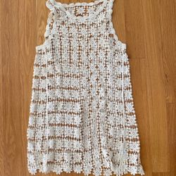 Cream Lace Cover Up - Forever 21