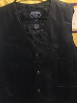 Leather Vest Xtra Large $40