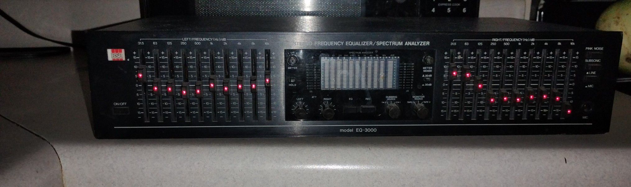 Stereo Equalizer Model EQ-3000