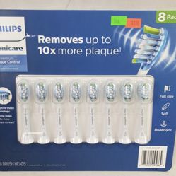 8pk Philips Sonicare Replacement Brush Heads