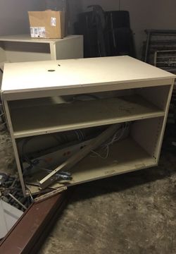 2 cabinets for sale with shelf and power distribution
