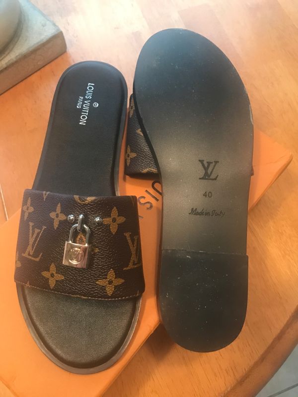 two strap louis vuitton sandals