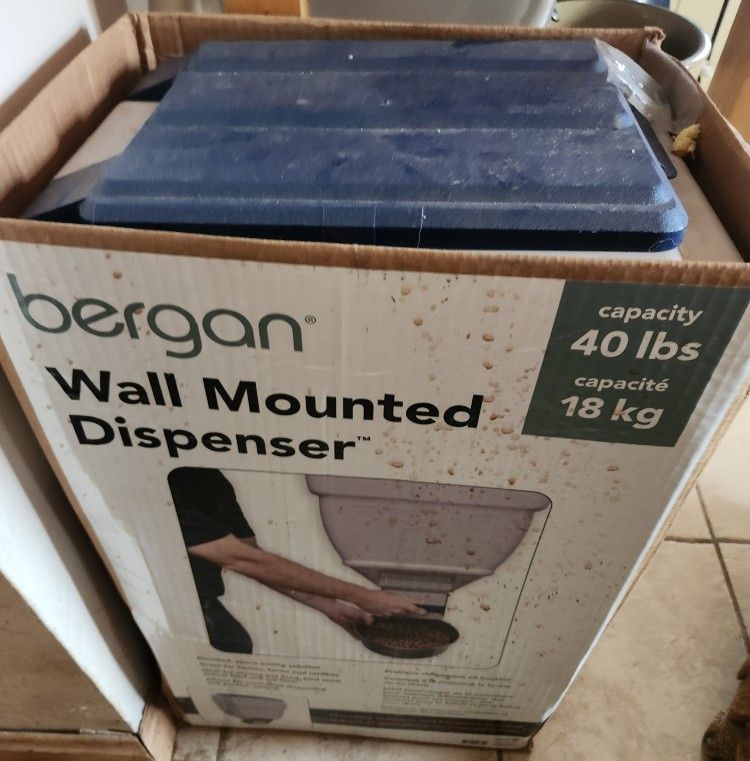 Animal Food Dispenser Wall Mounted
