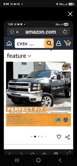 Black Headlamp assembly for 07-13 Chevy silverado