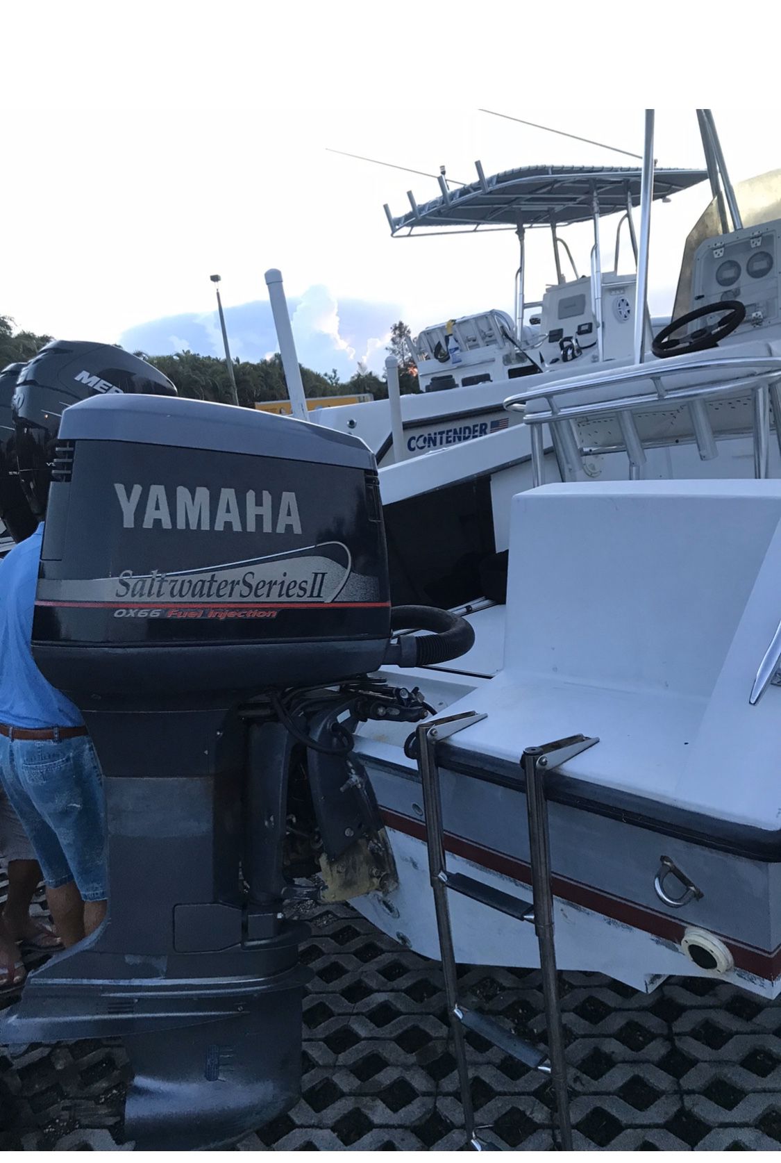 Yamaha250 in perfect condition. Lower unit rebuilt o hours on lower unit motor has 450 hours