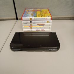Nintendo 3DS XL, Black/Gray. Games Included