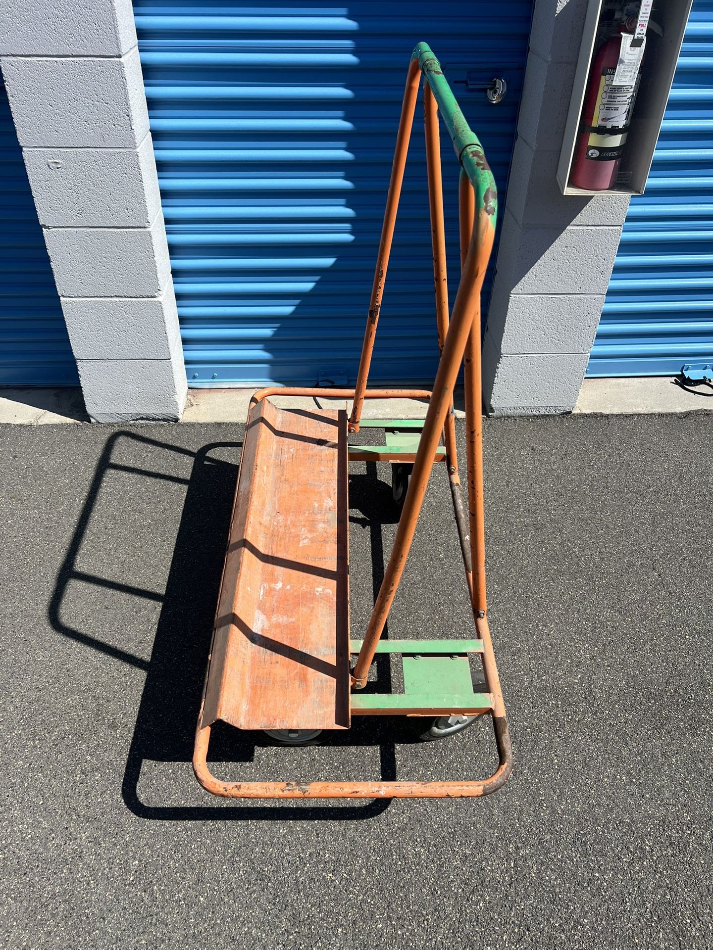 Heavy Duty Drywall Sheet Cart In Good Condition