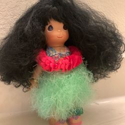 Precious Moments Hawaiian Doll 8”