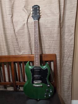 Epiphone SG Classic Electric Guitar Green 🕷️