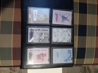 1/1 autographed printing plates. 10$ each or all 6 for 35$