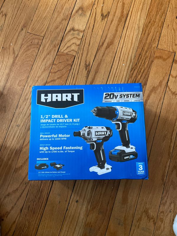 Hart 1/2 drill and impact driver kit for Sale in Chicago, IL OfferUp