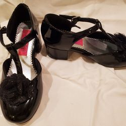 Girls Black Mary Jane Size 1