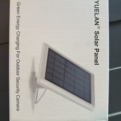 Security Camera Solar Panel - Black