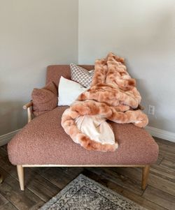 Anthropologie peony chaise chair