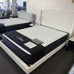 Queen Bed Frame In White 
