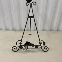 Cast Iron Metal Easel For Sale