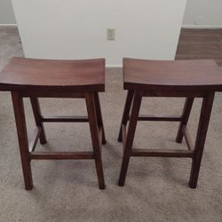 2 counter height pottery barn tibetan stools