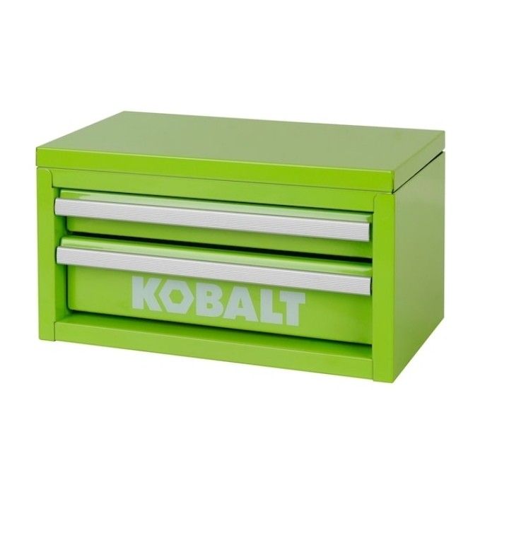 Green Kobalt Mini 10.83-in Drawer Steel Tool Box