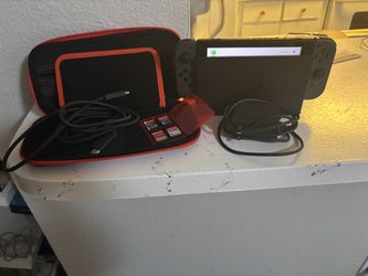 Nintendo Switch Console Bundle - Gray Joy-Cons with Travel Case, Dock, hdmi Charger, & 4 Games