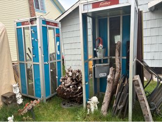 Old phone booths. Priced to Sell $100 each